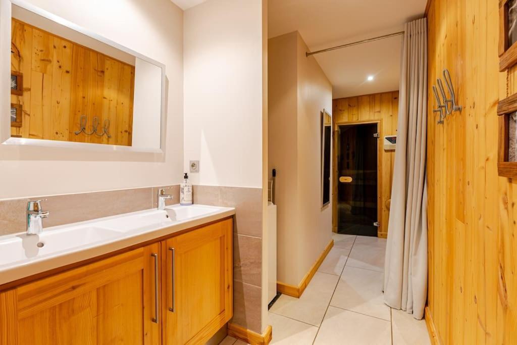 Appartement En Chalet Individuel Sauna Piscine Valmeinier Ngoại thất bức ảnh